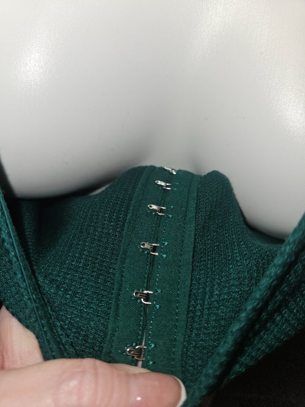 NWOT Torrid Green Waffle Skater Mini Dress (2X) - Picture 6 of 12